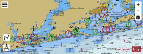 SANTA ROSA SOUND TO WOLF BAY Marine Chart - Nautical Charts App