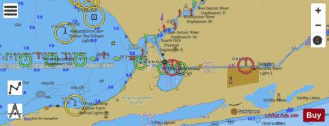 BON SECOUR BAY EXTENSION Marine Chart - Nautical Charts App