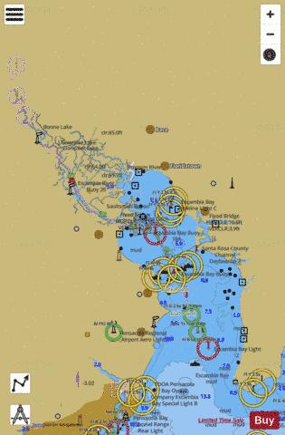 ESCAMBIA BAY EXTENSION Marine Chart - Nautical Charts App