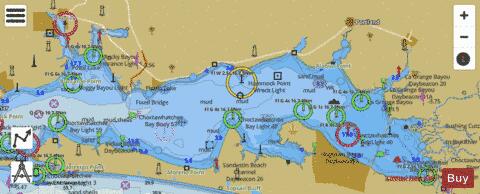 WEST BAY TO SANTA ROSA SOUND Marine Chart - Nautical Charts App