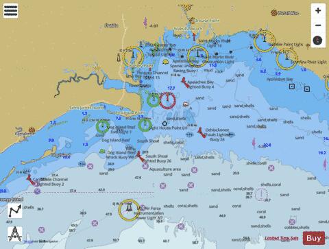 APALACHEE BAY Marine Chart - Nautical Charts App