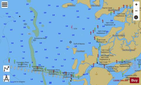 SUWANNEE RIVER Marine Chart - Nautical Charts App