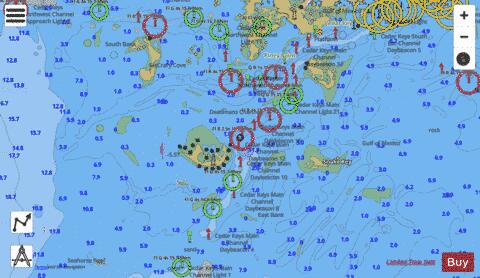 CEDAR KEYS Marine Chart - Nautical Charts App