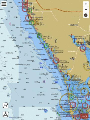 CHARLOTTE HARBOR TO TAMPA BAY Marine Chart - Nautical Charts App