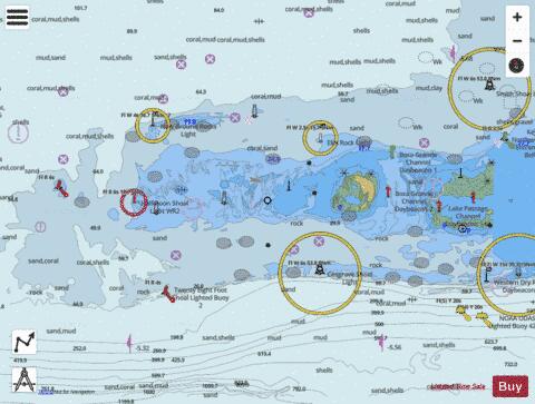 SAND KEY TO REBECCA SHOAL Marine Chart - Nautical Charts App