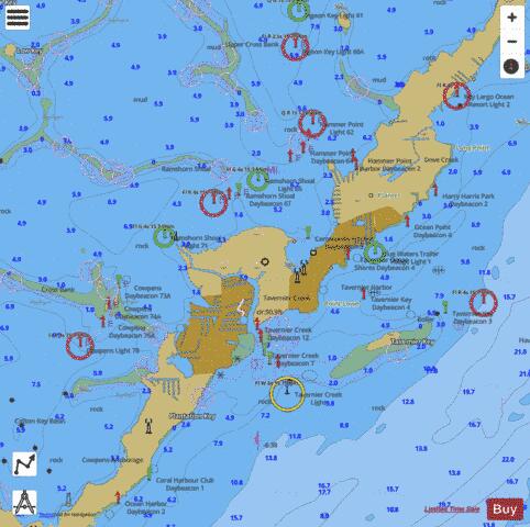 MIAMI TO MARATHON AND FLORIDA BAY PAGE E INSET 5 Marine Chart - Nautical Charts App