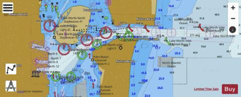 LAKE WORTH INLET Marine Chart - Nautical Charts App