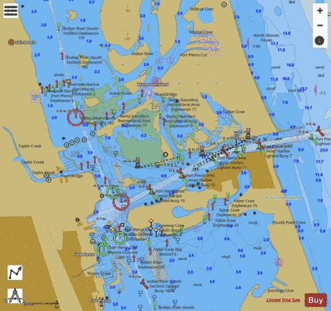 PALM SHORES TO WEST PALM BEACH INSET 1 Marine Chart - Nautical Charts App