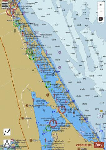 TOLOMATO RIVER TO PALM SHORES HH-II Marine Chart - Nautical Charts App