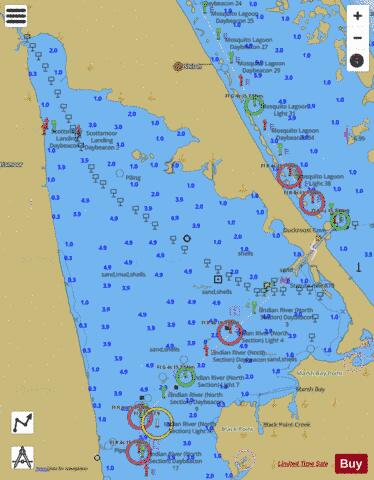 TOLOMATO RIVER TO PALM SHORES II-JJ Marine Chart - Nautical Charts App