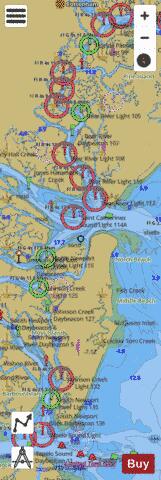 BEAUFORT RIVER TO ST SIMONS SOUND ZZ-AA Marine Chart - Nautical Charts App