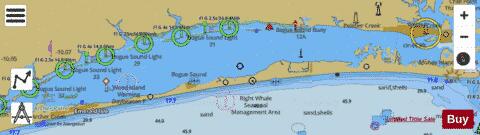 BOGUE SOUND Marine Chart - Nautical Charts App