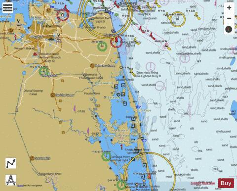 CAPE HENRY TO CURRITUCK BEACH LIGHT Marine Chart - Nautical Charts App