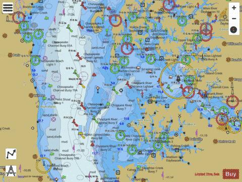 CHESAPEAKE BAY CHOPTANK RIVER AND HERRING BAY Marine Chart - Nautical Charts App