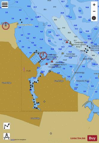 CAMBRIDGE INSET Marine Chart - Nautical Charts App
