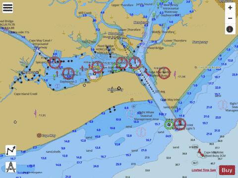 CAPE MAY HARBOR Marine Chart - Nautical Charts App