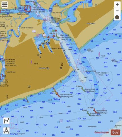 ABSECON INLET Marine Chart - Nautical Charts App