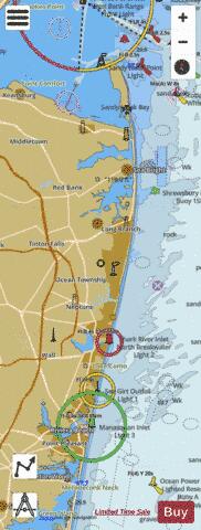 SANDY HOOK TO LITTLE EGG HARBOR NEW JERSEY Marine Chart - Nautical Charts App