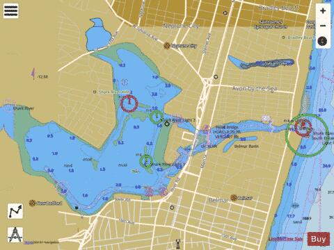 SHARK RIVER INSET Marine Chart - Nautical Charts App