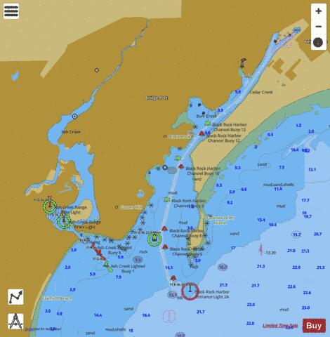 BLACK ROCK HARBOR INSET 3 Marine Chart - Nautical Charts App