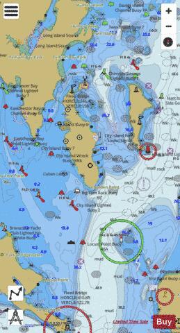 EASTCHESTER BAY INSET 11 Marine Chart - Nautical Charts App