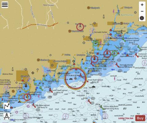 N.SHORE LONG ISL.SND-SHERWOOD PT TO STAMFORD HBR CT Marine Chart - Nautical Charts App