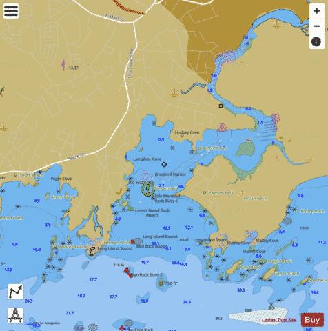 BRANFORD HARBOR INSET Marine Chart - Nautical Charts App
