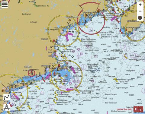 WEST QUODDY HEAD TO NEW YORK-EAST COAST Marine Chart - Nautical Charts App