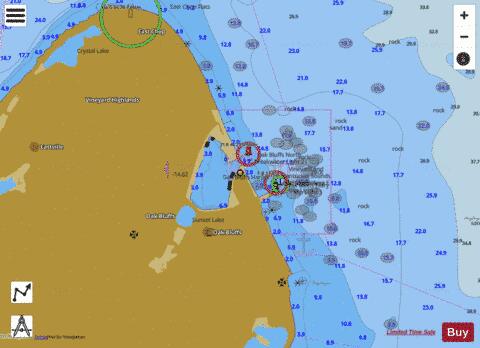 OAK BLUFFS HARBOR  MA Marine Chart - Nautical Charts App