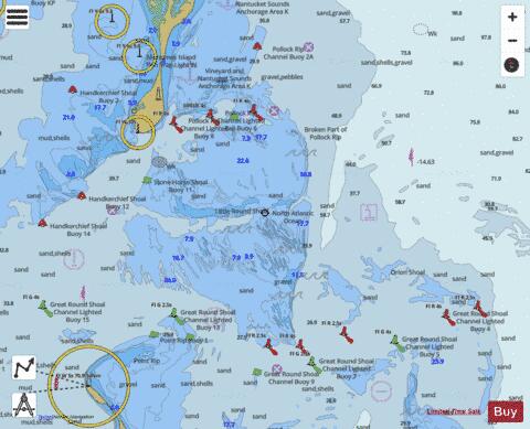 EASTERN ENTRANCE TO NANTUCKET SOUND Marine Chart - Nautical Charts App