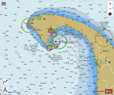 PROVINCETOWN HARBOR Marine Chart - Nautical Charts App