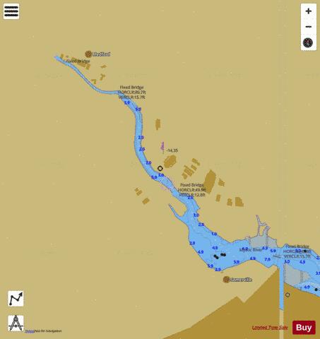 MYSTIC RIVER EXTENSION  MA Marine Chart - Nautical Charts App