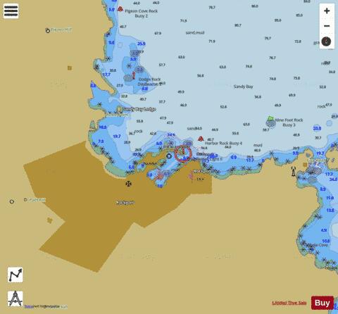 ROCKPORT HARBOR INSET Marine Chart - Nautical Charts App