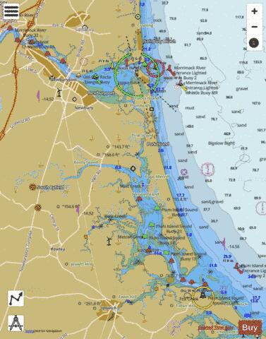 NEWBURYPORT HARBOR AND PLUM ISLAND SOUND  Marine Chart - Nautical Charts App