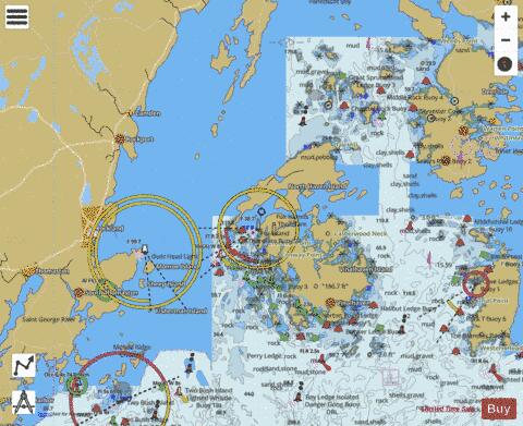 PENOBSCOT BAY  ME Marine Chart - Nautical Charts App