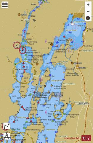 LAKE CHAMPLAIN RIVIERE RICHELIEU TO SOUTH HERO ISLAND Marine Chart - Nautical Charts App