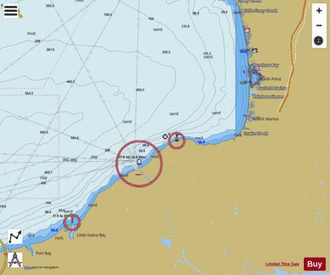 SIX MILES SOUTH OF STONY POINT TO PORT BAY Marine Chart - Nautical Charts App
