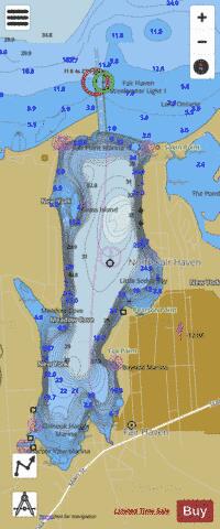 LITTLE SODUS BAY INSET Marine Chart - Nautical Charts App