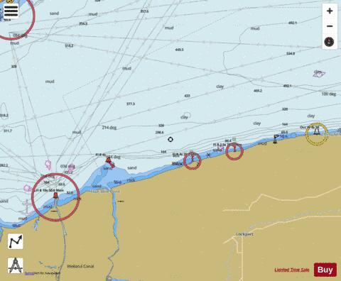 THIRTY MILE PT NEW YORK TO PORT DALHOUSIE ONTARIO Marine Chart - Nautical Charts App