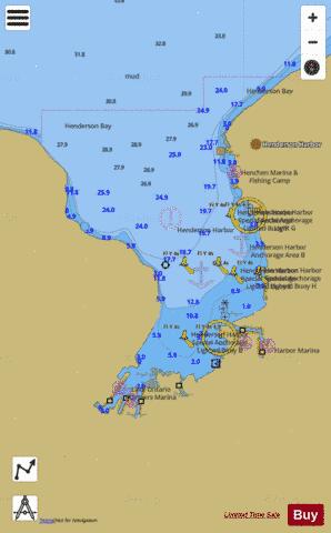 HENDERSON HARBOR NEW YORK INSET Marine Chart - Nautical Charts App