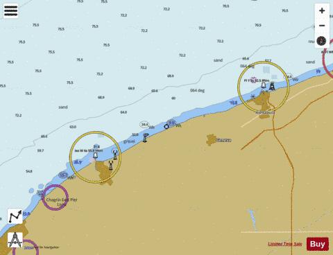 ASHTABULA TO CHAGRIN RIVER OHIO Marine Chart - Nautical Charts App