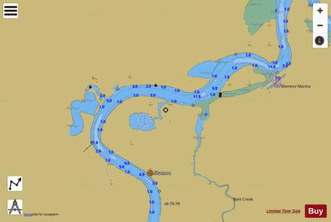 SOUTH SHORE OF LAKE ERIE SANDUSKY RIVER 19 Marine Chart - Nautical Charts App