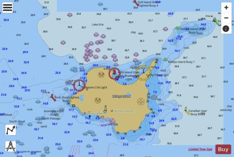 ISLANDS IN LAKE ERIE 30 Marine Chart - Nautical Charts App