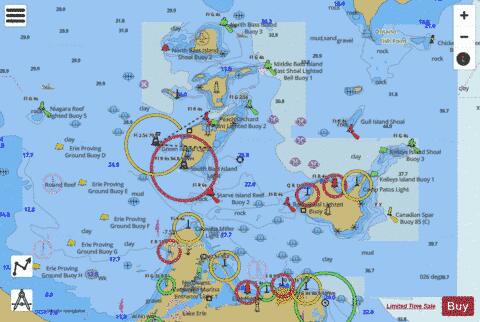 ISLANDS IN LAKE ERIE 31 Marine Chart - Nautical Charts App