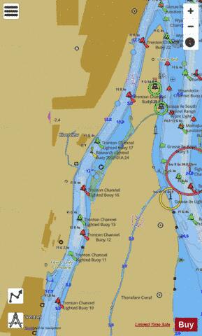 DETROIT RIVER Marine Chart - Nautical Charts App