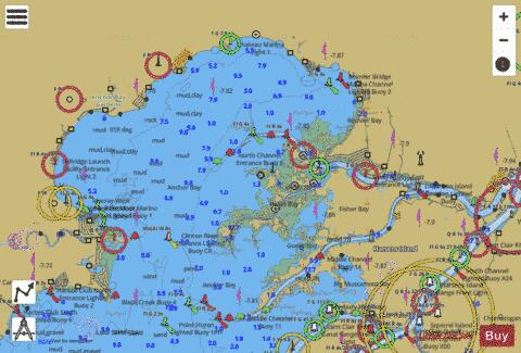 LAKE ST CLAIR 23 Marine Chart - Nautical Charts App