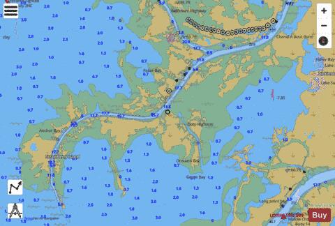 LAKE ST.CLAIR PAGE 32 Marine Chart - Nautical Charts App