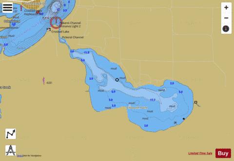 INLAND ROUTE MICHIGAN 13 Marine Chart - Nautical Charts App