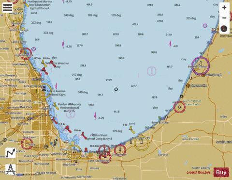 LK MICH WAUKEGAN ILL-SOUTH HAVEN MICH Marine Chart - Nautical Charts App