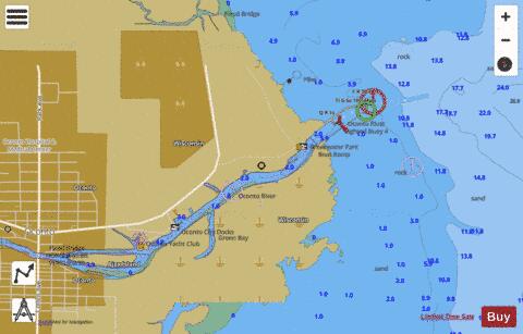 OCONTO HARBOR WISCONSIN Marine Chart - Nautical Charts App